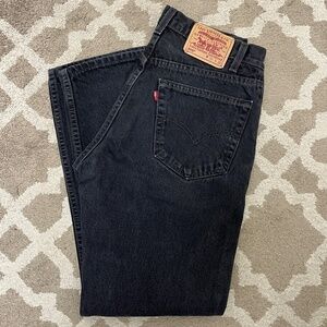 VTG RARE Men's Levi's Black, Reg Fit, Str Leg, 505 32Wx30L